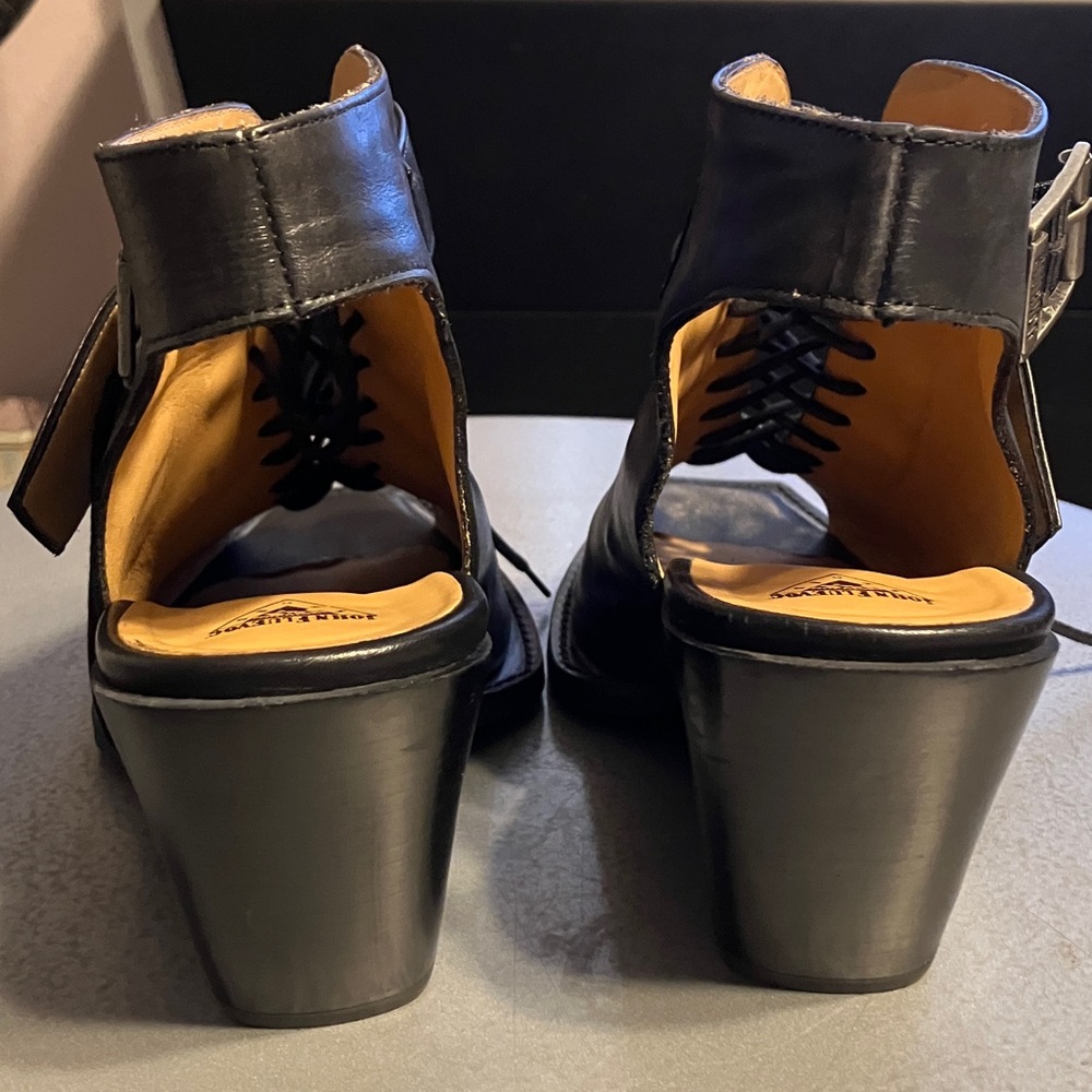 John Fluevog Rockafellah Olimpia Black - Picture 2 of 7